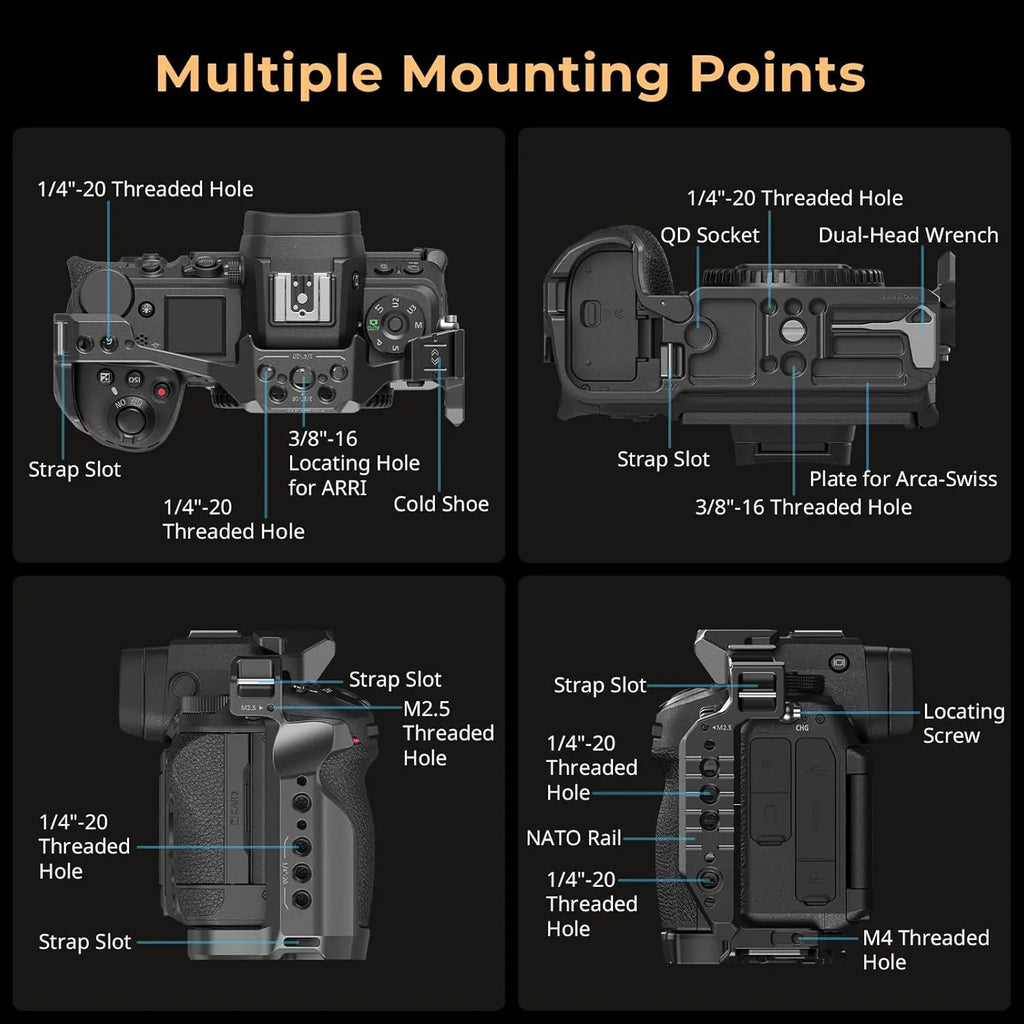 SmallRig Z6 III Camera Cage Kit 4520 for Nikon Z6 III SMALLRIG