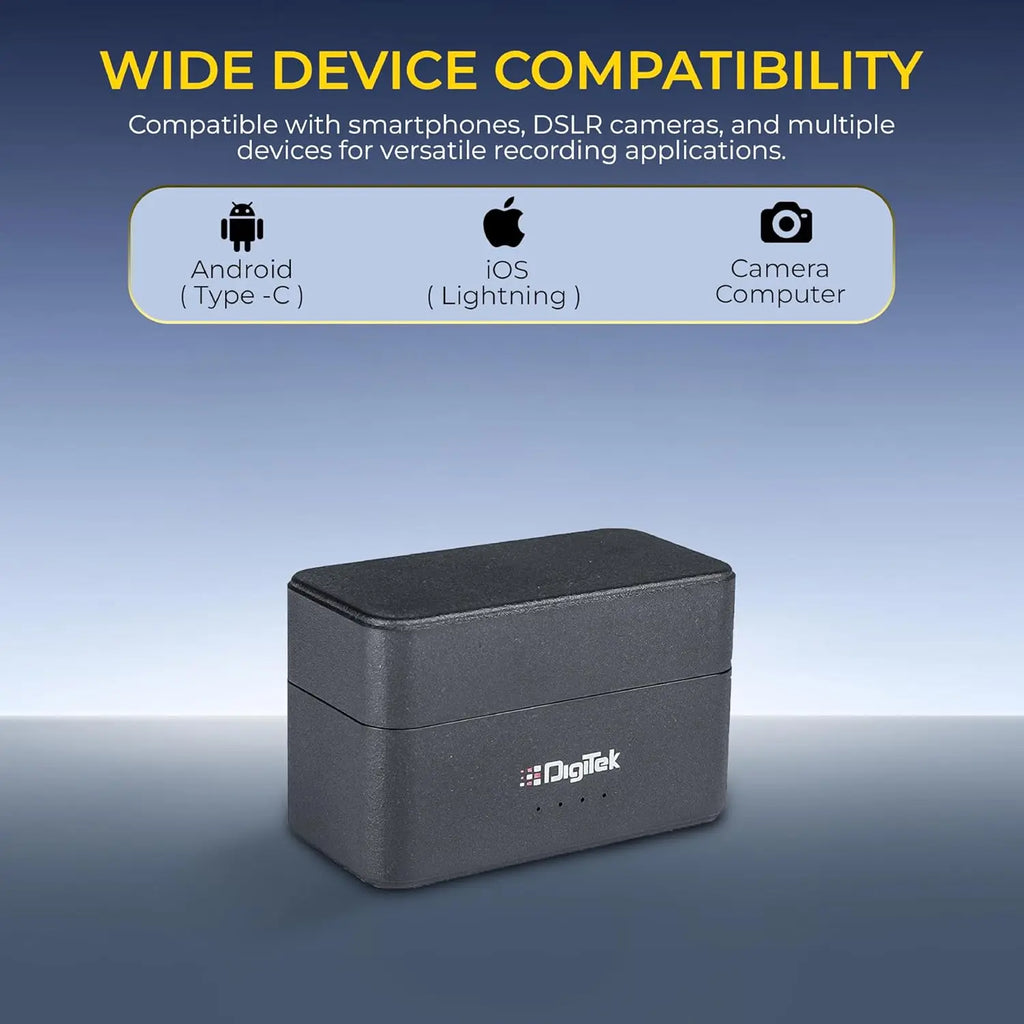 Digitek DWM 122 2 in 1 Wireless Microphone Digitek