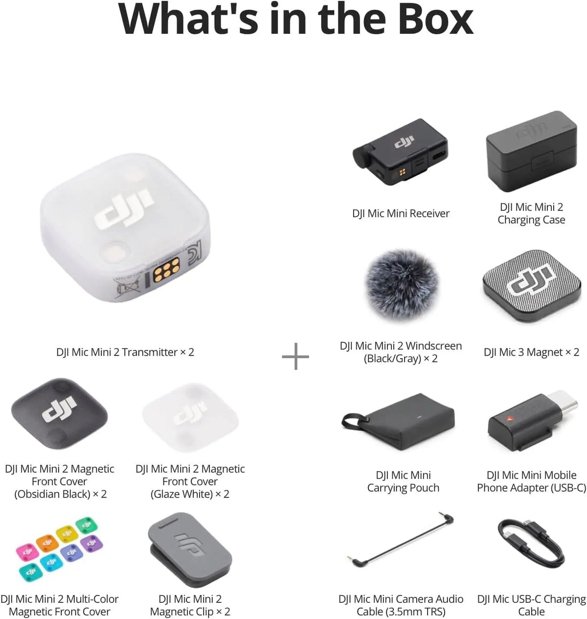 DJI Mic Mini 2 Wireless Microphone System for Content Creators DJI
