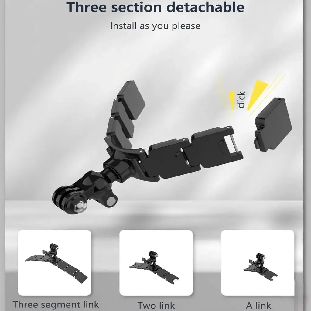 TEKTONIC Helmet Chin Mount for Action Camera Motorcycle Helmet Mount TEKTONIC