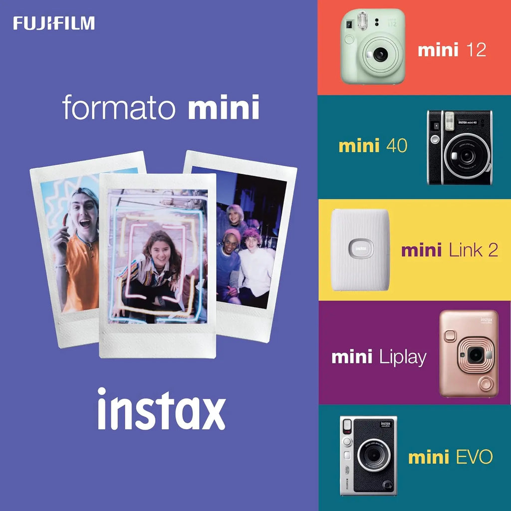 Fujifilm Instax Mini Designer Instant Film Sky Blue Frame | 10 Sheets | Fujifilm