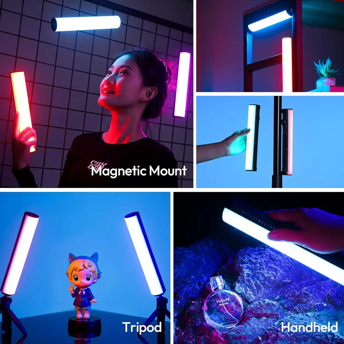 Ulanzi B15RGB RGB Light Wand Portable Magnetic LED Tube Light Ulanzi