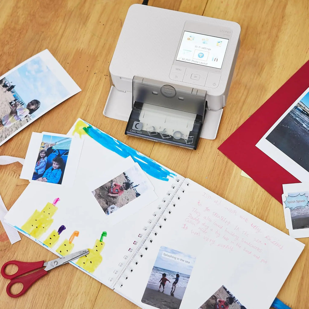 Canon SELPHY CP1500 Compact Photo Wireless Printer White | Wireless Dye-Sub Photo Printer with Wi-Fi & Mobile Printing Canon