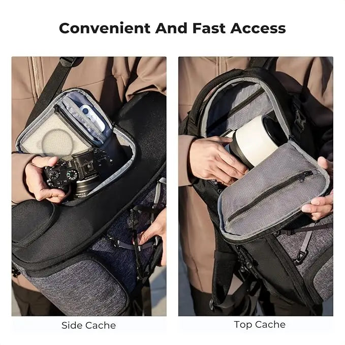 K and F Concept 25L Camera Backpack with Laptop Compartment K&F