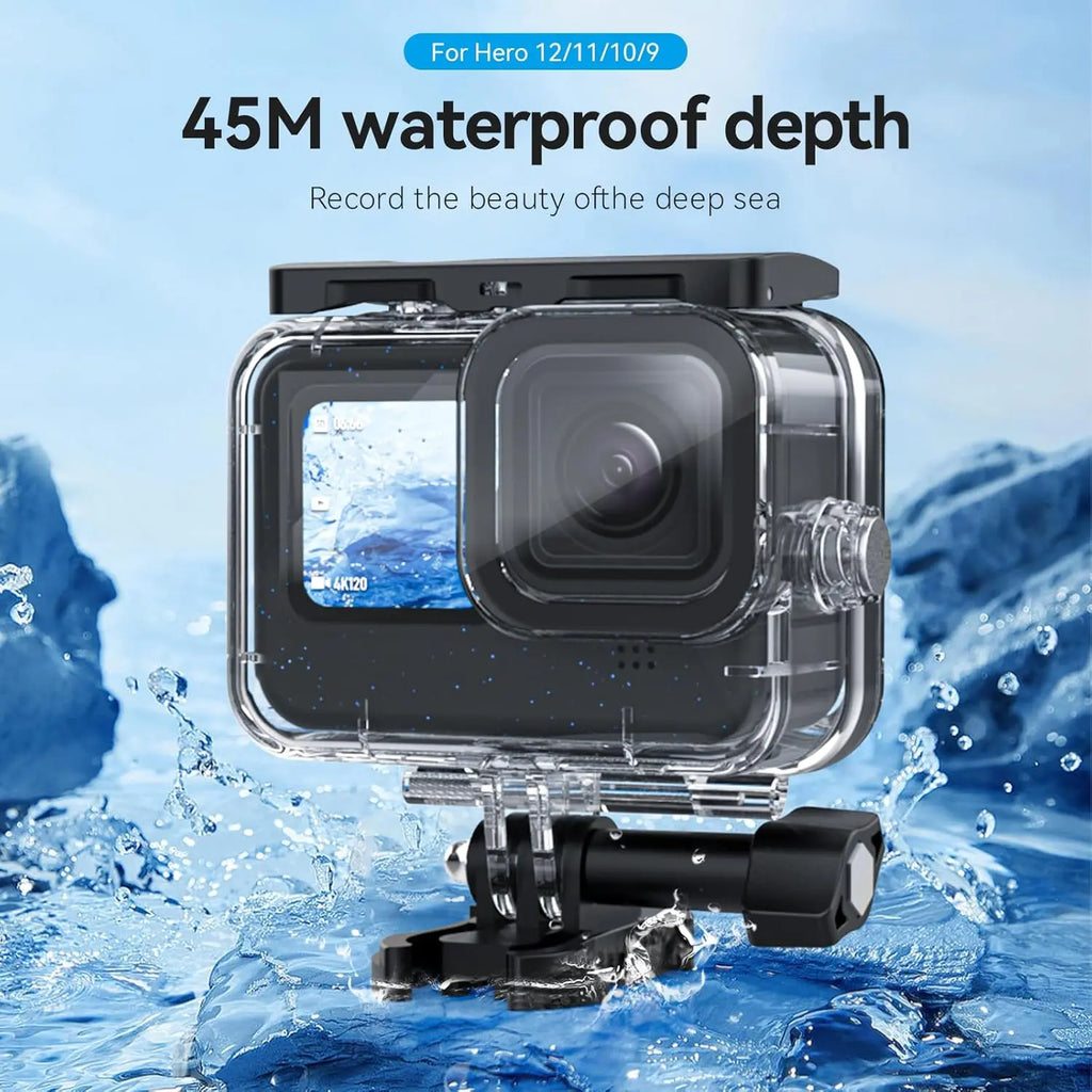 TELESIN Waterproof Dive Case for GoPro Hero 10/9 Black TELESIN