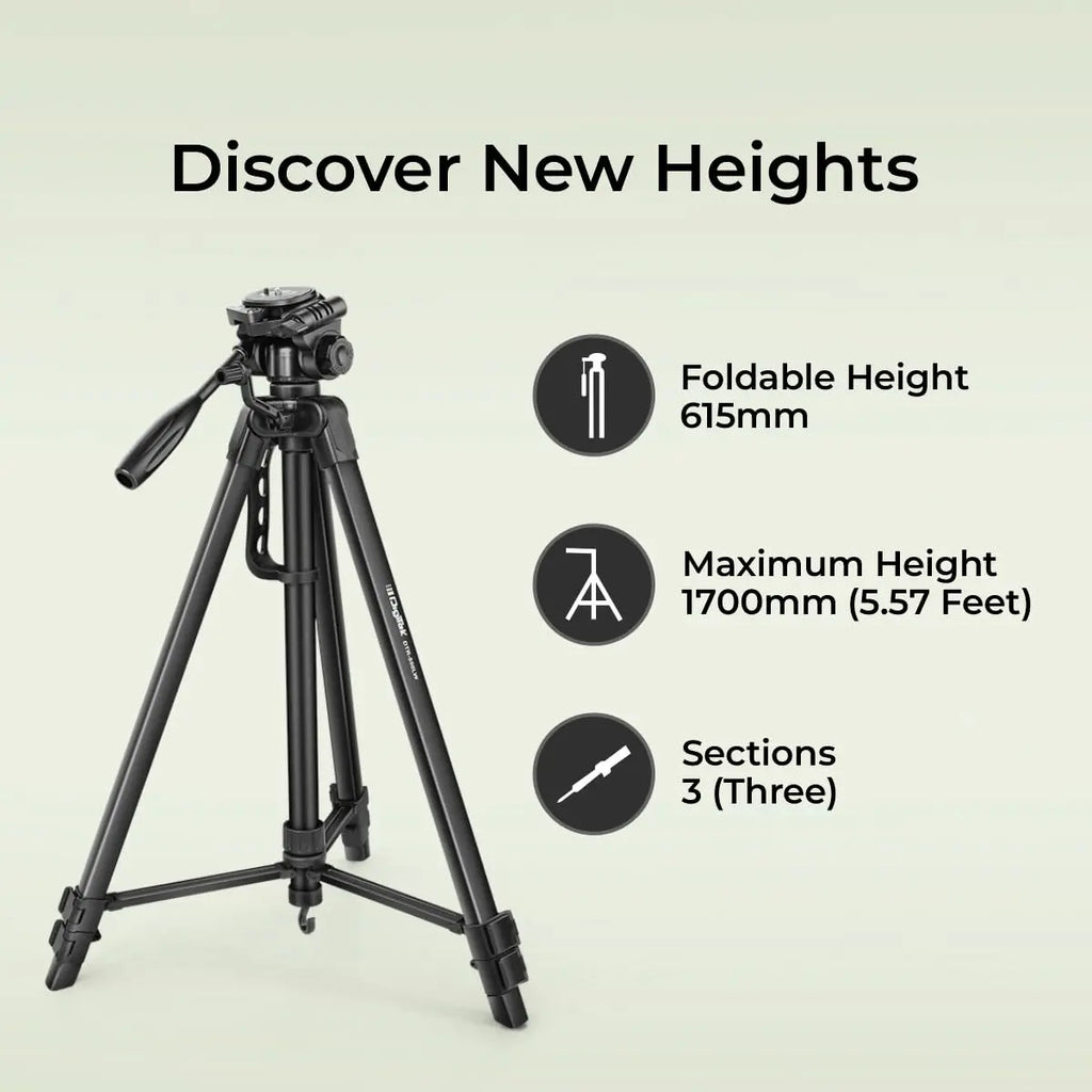 Digitek DTR 550 LW 67 Inch Foldable Tripod Digitek