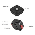 Claw Quick Release QR Plate Kit for DSLR and Mirrorless Cameras Rapid Connect Adapter TEKTONIC