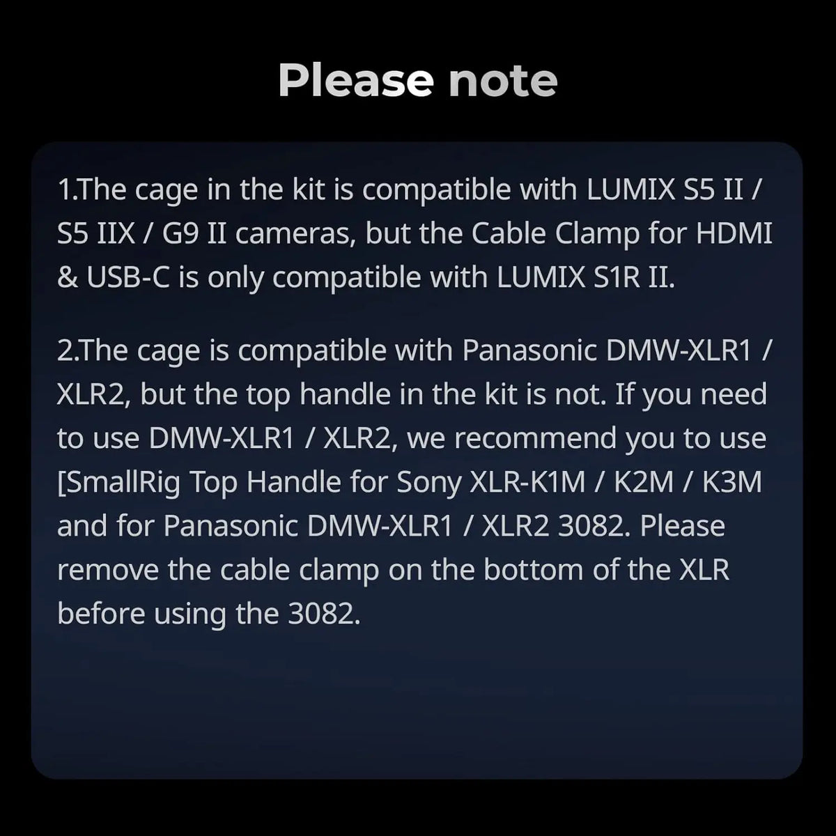SmallRig S1R II Cage Kit for Panasonic LUMIX S1R II 4903 SMALLRIG
