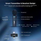 Digitek DMW 021 Wireless Clip On Microphone Digitek