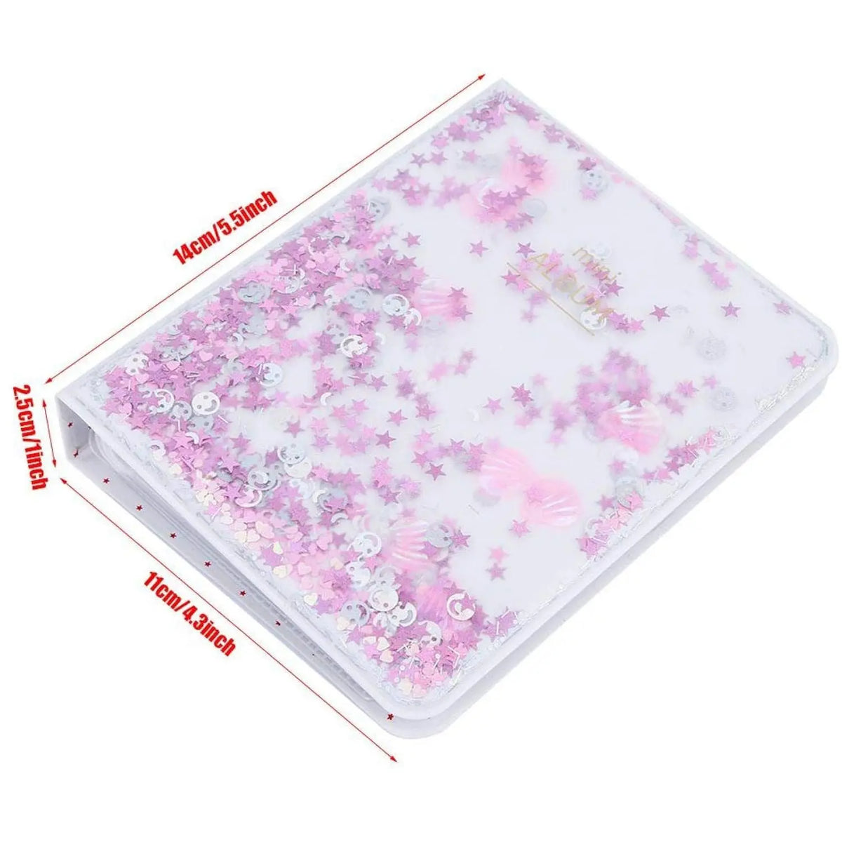 Tektonic Mini Photo Album 64 Pockets Pink TEKTONIC