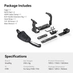 SmallRig Handheld Cage Kit 4184 for Sony FX30 FX3 SR-4184B SMALLRIG