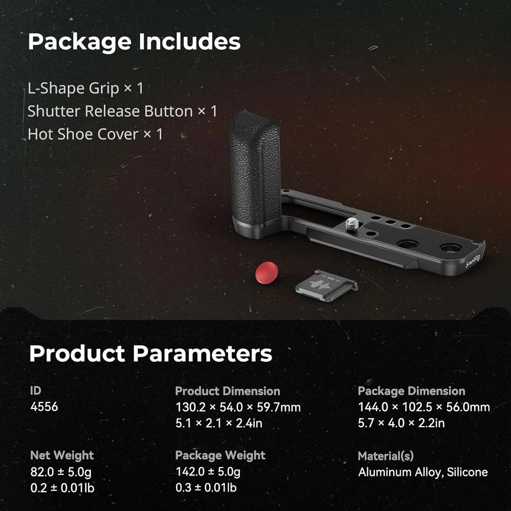 SmallRig X100VI X100V Handgrip L Shape Grip with Quick Release Plate SR-4556B SMALLRIG