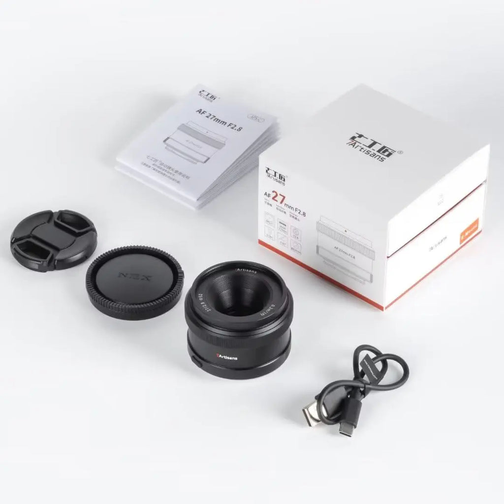 7Artisans AF 27mm F2.8 Prime Lens for Sony E Mount | Full-Frame Autofocus Lens with STM Motor 7ARTISANS
