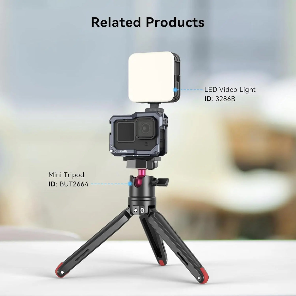 SmallRig Camera Cage for GoPro HERO11 HERO10 HERO9 3084B SMALLRIG