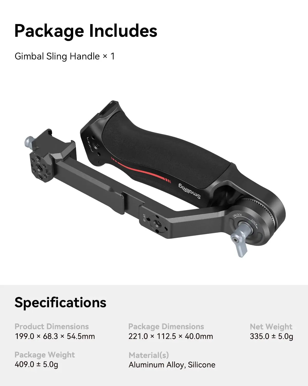 SmallRig Sling Handle for DJI RS Series 3028C SMALLRIG