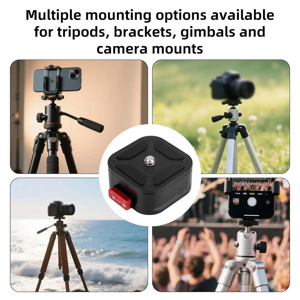 Claw Quick Release QR Plate Kit for DSLR and Mirrorless Cameras Rapid Connect Adapter TEKTONIC