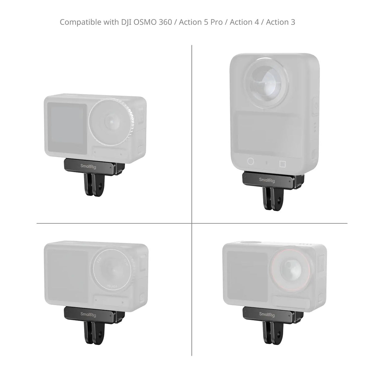 SmallRig Quick Release Mount (2pcs) for DJI Osmo Action Series 5813 SMALLRIG