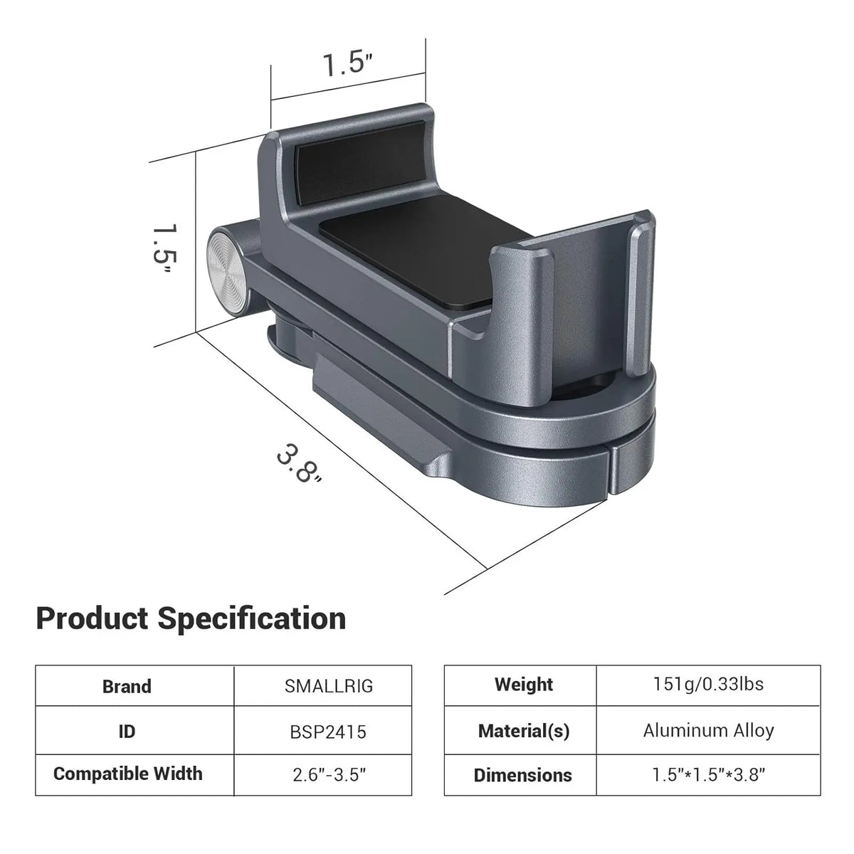 SmallRig Universal Smartphone Holder BSP2415 SMALLRIG