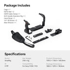 SmallRig Handheld Cage Kit 4139 for Sony FX30 and FX3 Camera Rig SMALLRIG