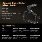 SmallRig Z6 III Camera Cage Kit 4520 for Nikon Z6 III SMALLRIG