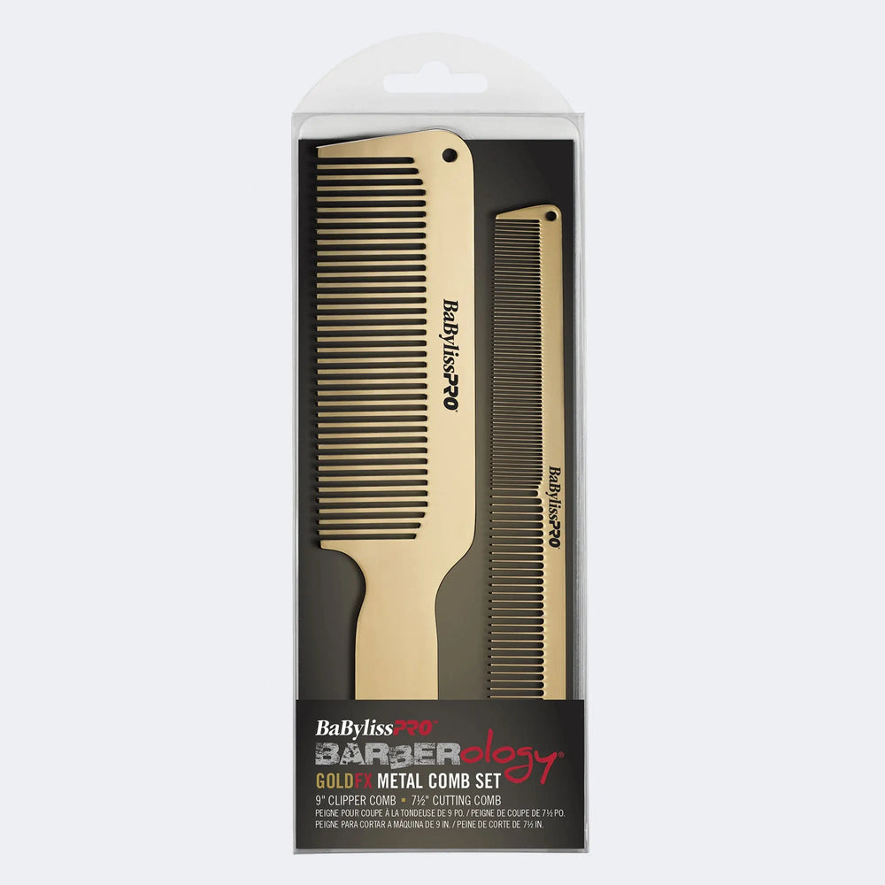 BaBylissPRO GOLDFX Metal Comb Set packaging