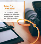 Tether Tools TetherPro USB-C to Micro-USB 5-Pin Cable 15ft Tether Tools