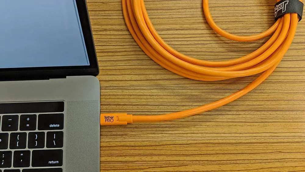 Tether Tools TetherPro USB-C to Micro-USB 5-Pin Cable 15ft Tether Tools