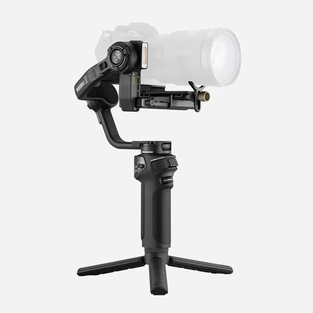 ZHIYUN Weebill 3S Camera Gimbal Stabilizer for DSLR, 3-Axis Handheld Support, Compact Design, Black ZHIYUN