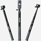 TELESIN G3 Carbon Fiber 3m Selfie Stick for Action Cameras TELESIN