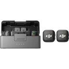 DJI Mic 3 (2 TX + 1 RX + Charging Case), Wireless Microphone for iPhone/Camera/Android, Ultralight, Adaptive Gain Control for Balanced Volume