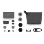 DJI Mic 3 (2 TX + 1 RX + Charging Case), Wireless Microphone for iPhone/Camera/Android, Ultralight, Adaptive Gain Control for Balanced Volume