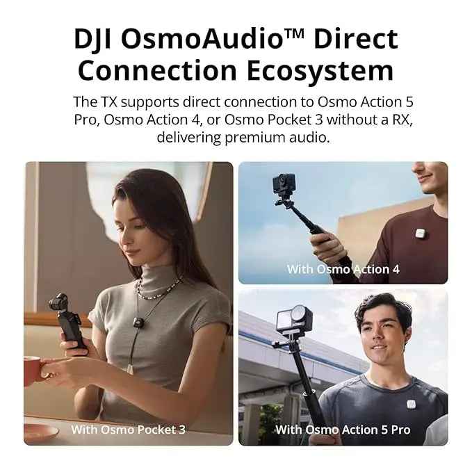 DJI Mic Mini Wireless Microphone System (2TX+1RX)