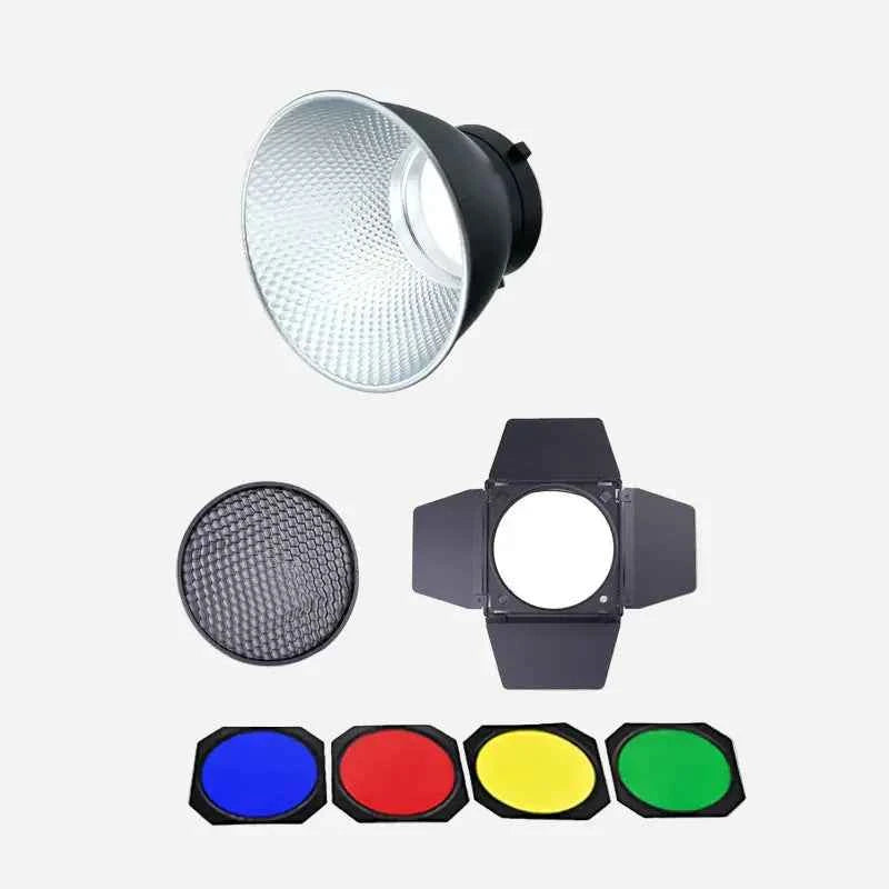 Digitek DBR-055 18cm Bowens Reflector Barndoor Combo