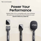 Digitek DHMA-101 Interview Microphone Stand & Mic Holder | Reporting & Media Use