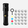 Digitek DS 40 WTP PRO Torch Projector Snoot with Lens & GOBOs