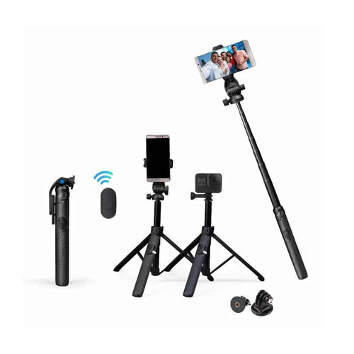 DIGITEK DTR-525 SS 160cm Tripod Selfie Stick with Remote