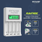 ENVIE ECR31 Ultra-Fast AA & AAA Battery Charger ENVIE