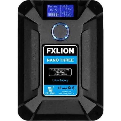 Fxlion Nano THREE 150Wh V-Mount Battery Fxlion