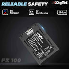 Digitek FZ100 Platinum Li-ion Battery for Sony Alpha Cameras