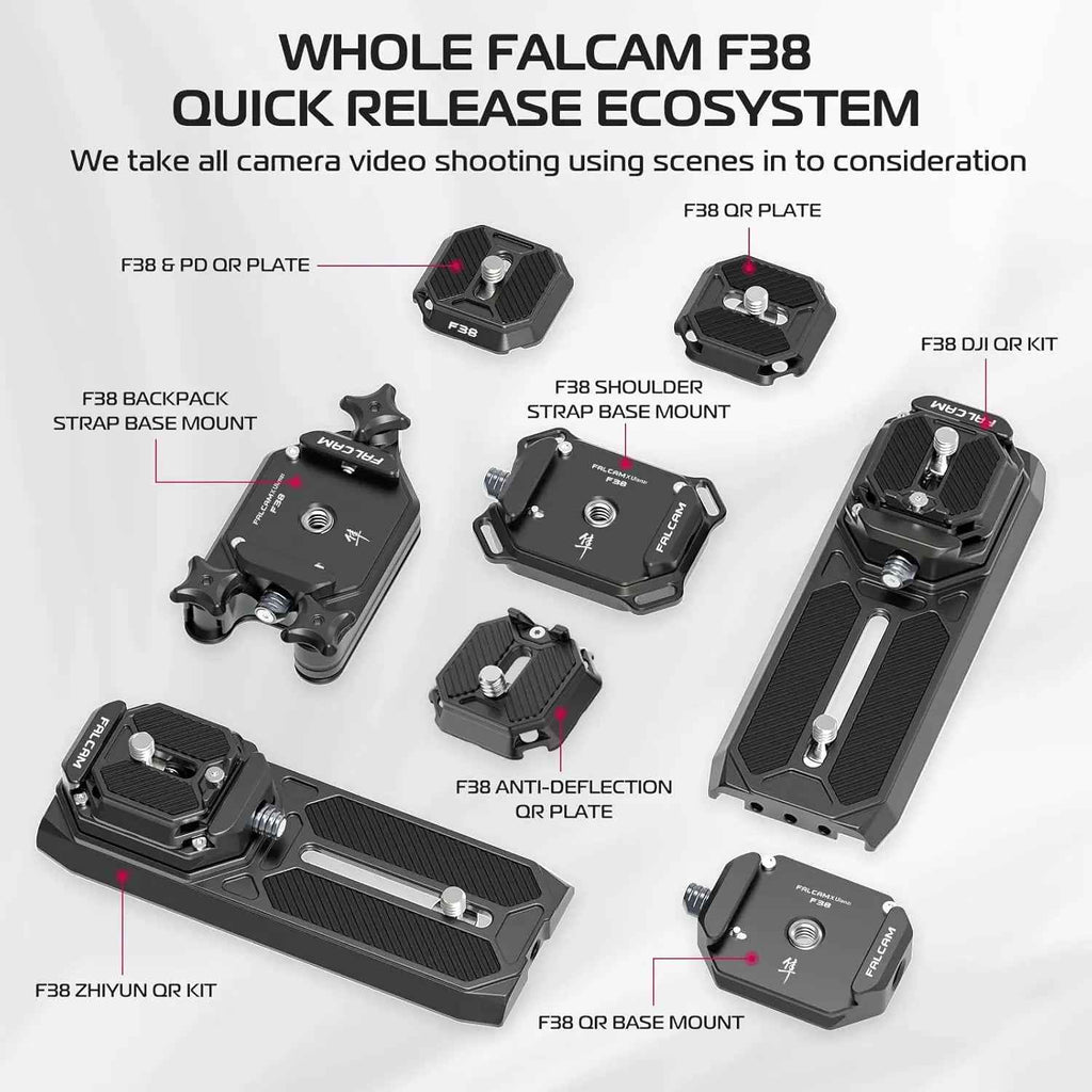 FALCAM F38 Quick Release Camera Plate for Clip V3