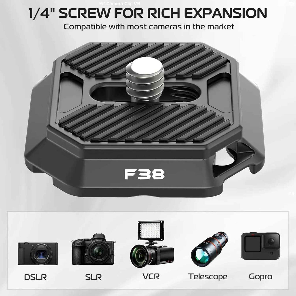 FALCAM F38 Quick Release Camera Plate for Clip V3