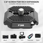 FALCAM F38 Quick Release Camera Plate for Clip V3