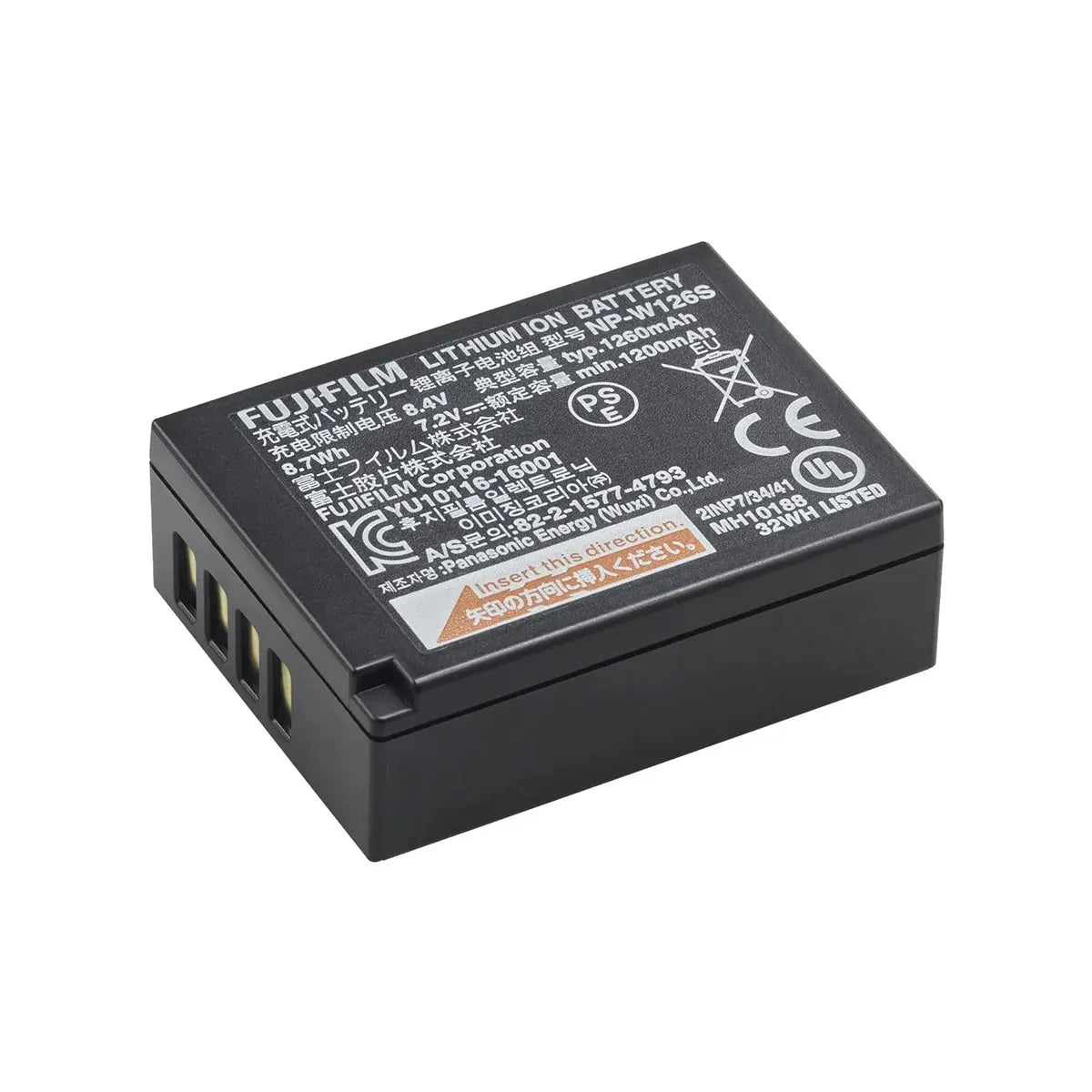 Fujifilm NP-W126 Lithium-Ion Camera Battery (Black) Fujifilm