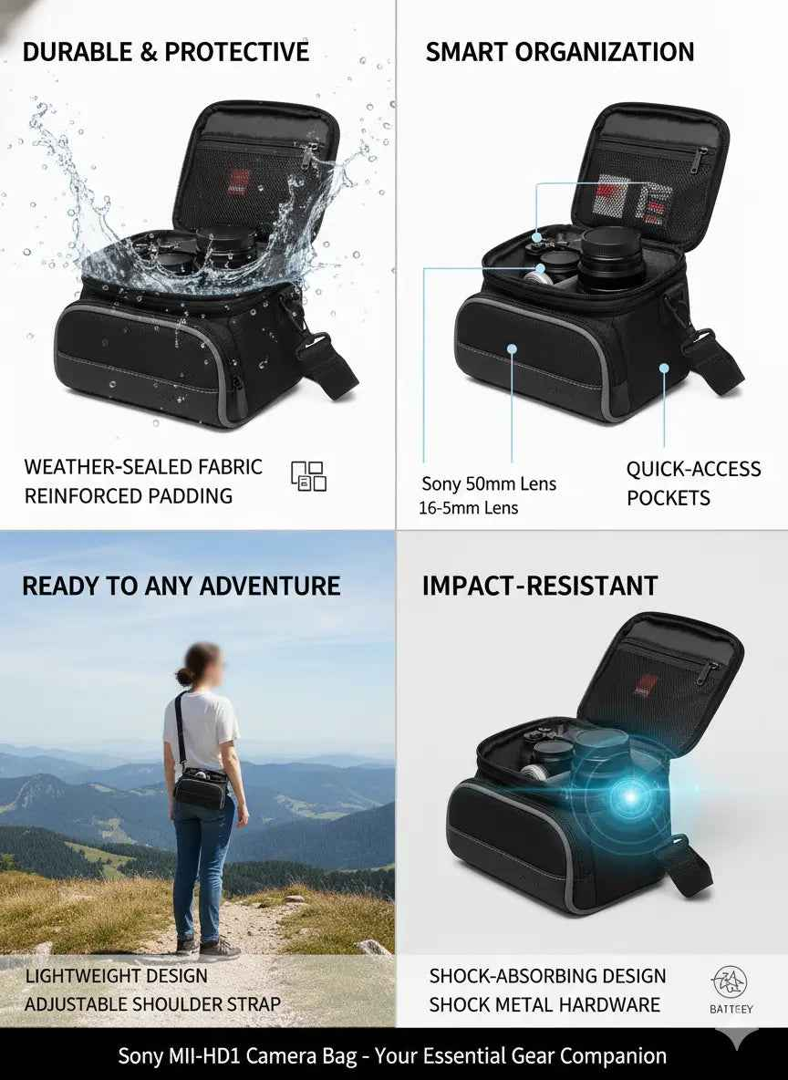 SONY MII-HD1 Premium Camera Carry Case For Sony Camera & DSLR
