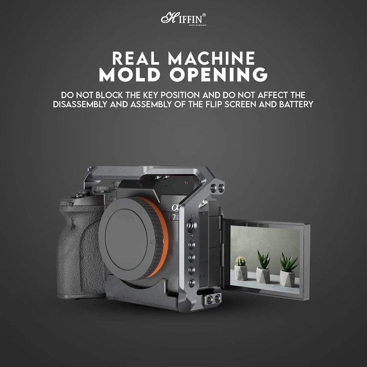 HIFFIN A7M4 Metal Camera Cage for Sony A7 Series Hiffin