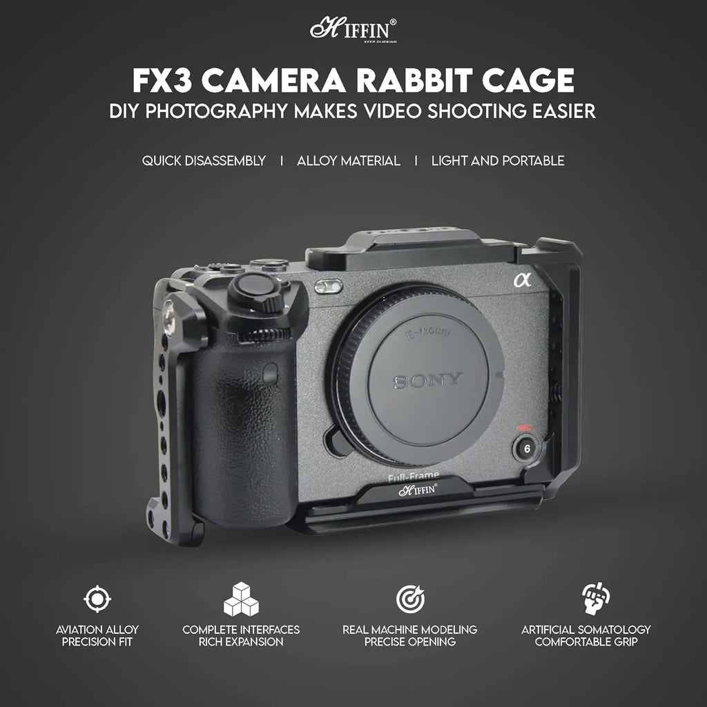 HIFFIN FX30 Metal Cage for Sony FX30 / FX3 HIFFIN