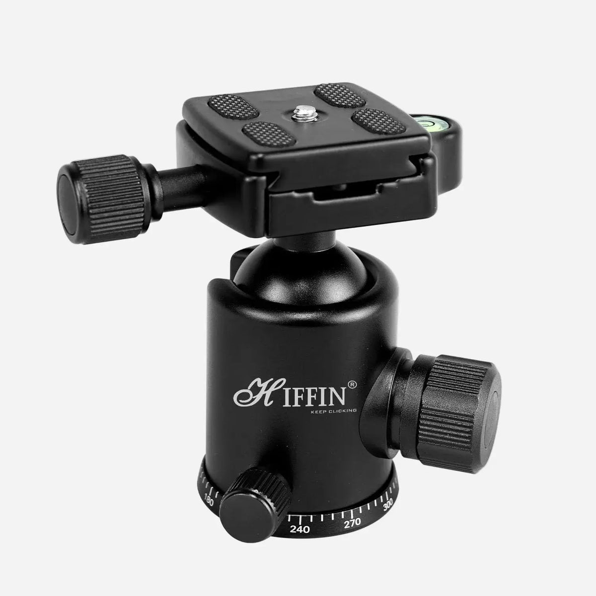 HIFFIN 360 Metal Ball Head with Quick Release Plate HIFFIN