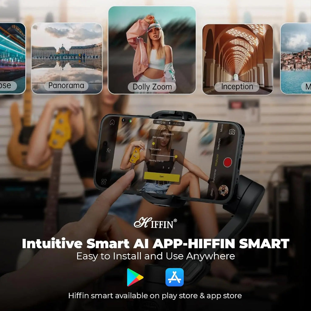 HIFFIN Smart X 3-Axis Smartphone Gimbal Stabilizer Hiffin