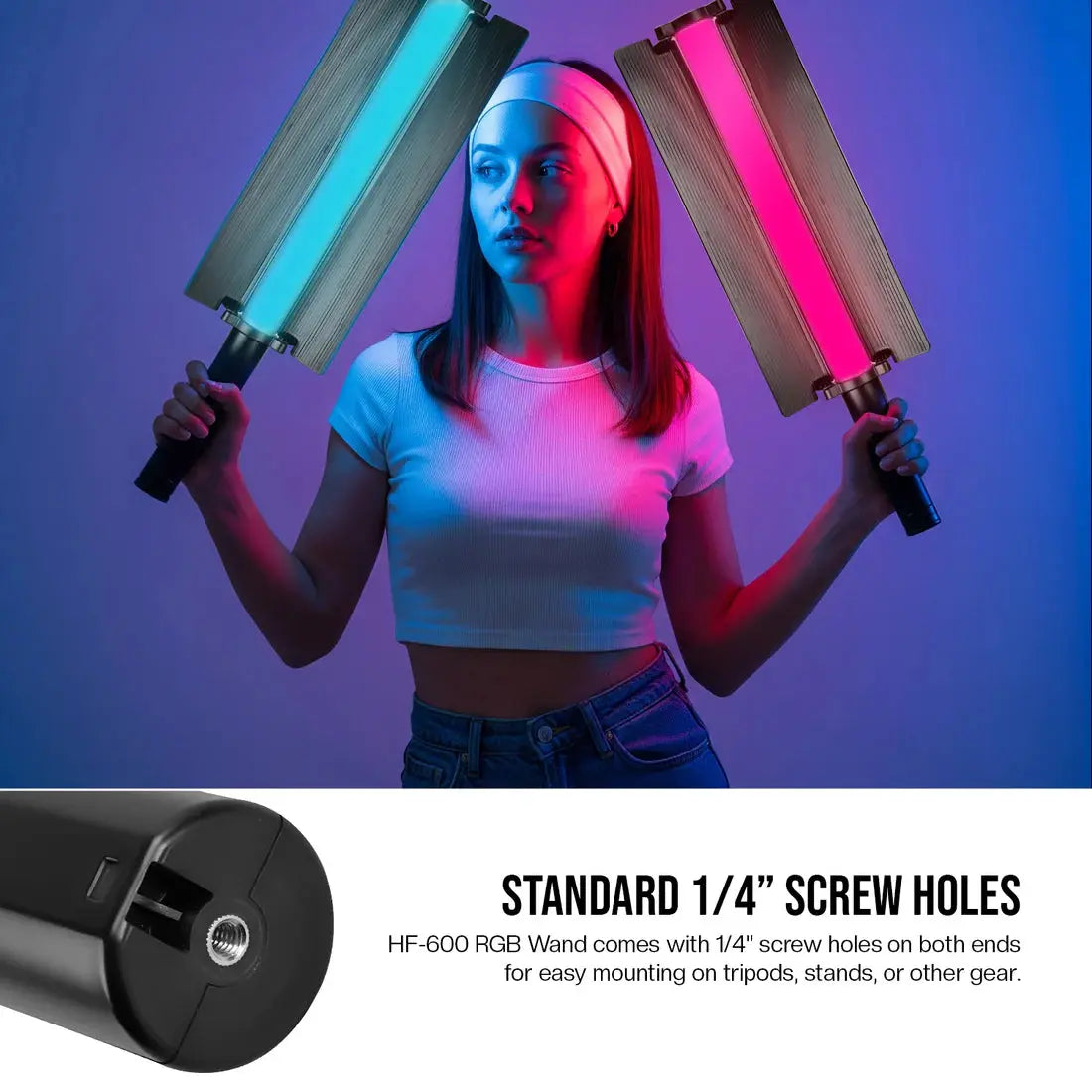 HIFFIN HF-600 25W RGB LED Light Stick HIFFIN