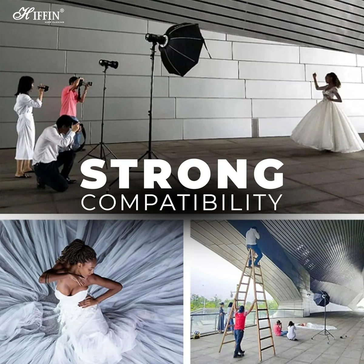 HIFFIN Bowens Mount Quick Release Octa Softbox HIFFIN